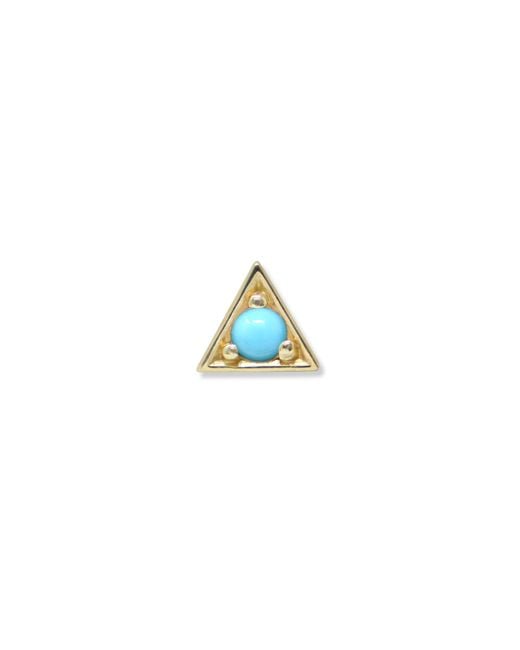 Anzie Blue Cléo Triangle Stud Earring