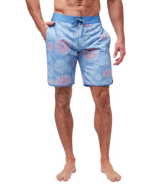 Travis Mathew Blue Sand smuggler Board Shorts for men