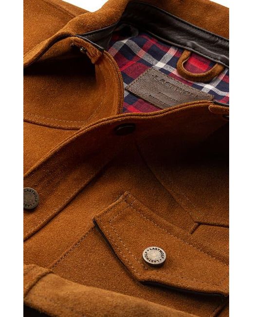 Last Wolf Brown Sequoia Trucker Jacket for men