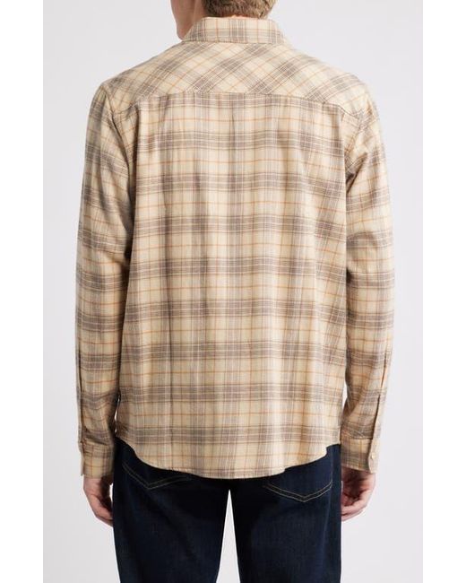 AG Jeans Natural Wayne Plaid Button-Up Work Shirt for men