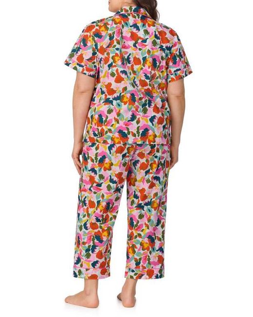 Bedhead Red Print Crop Poplin Pajamas