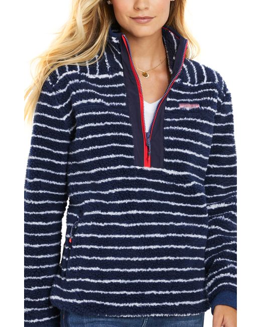 Vineyard Vines Break Stripe Fleece 