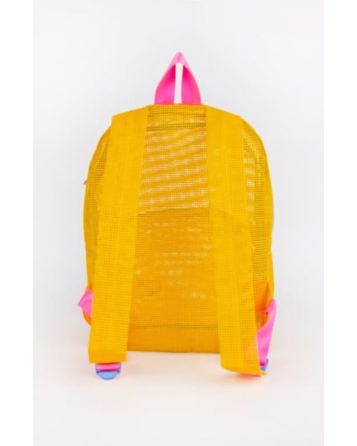 Mokuyobi Yellow Mesh Mini Backpack