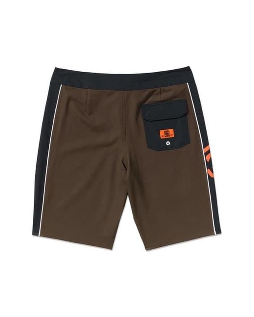 Billabong Gray Spec 73 D Bah Pro Board Shorts for men