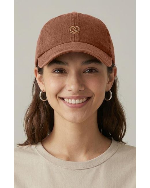 Alix White Pretzel Dad Cap