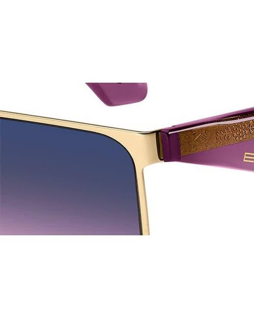 Etro Blue 58Mm Gradient Square Sunglasses