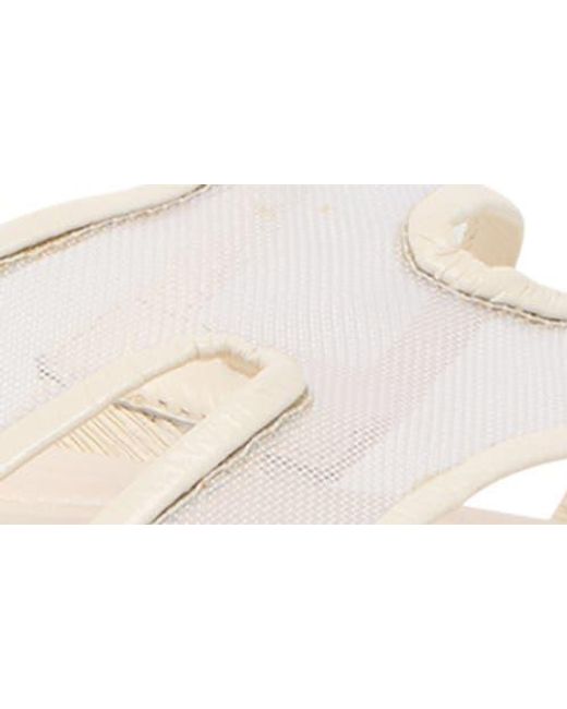 Dolce Vita White Flori Slide Sandal