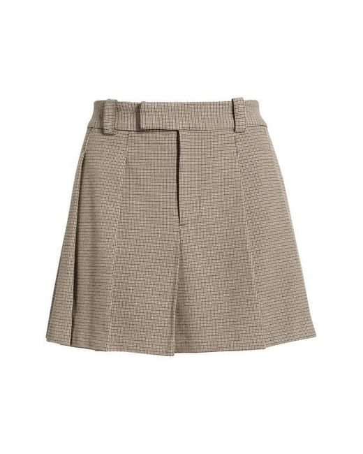 Open Edit Multicolor Pleated Miniskirt