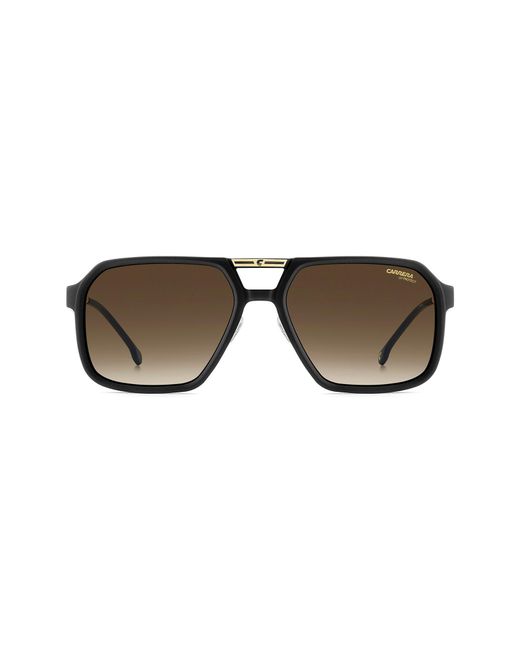 Carrera Brown Victory 59Mm Gradient Square Sunglasses for men