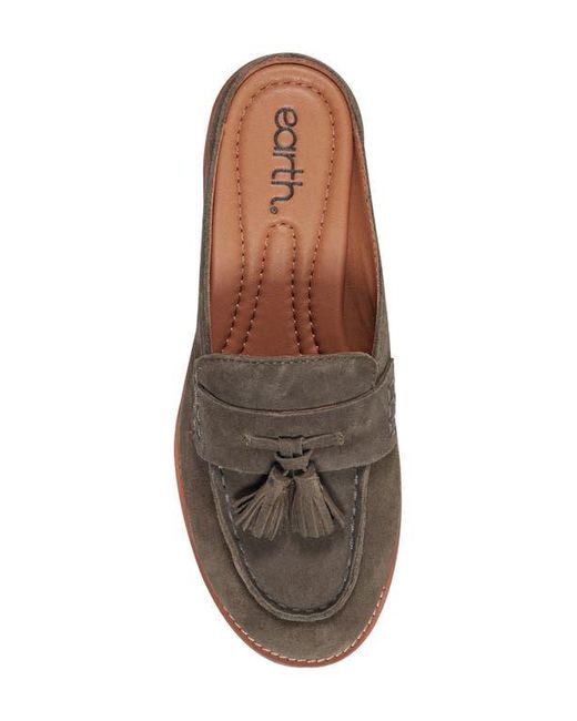 Earth Brown Everett Tassle Mule