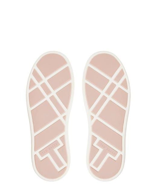 Ted Baker White Adison Platform Sneaker