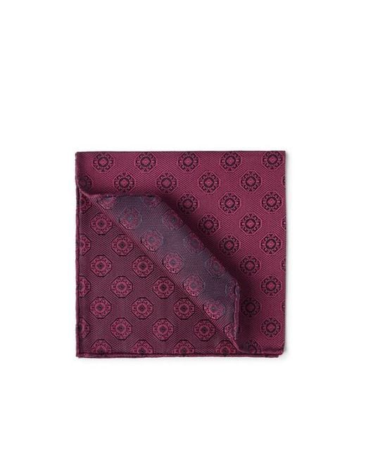 Brunello Cucinelli Purple Pocket Square With Pattern for men