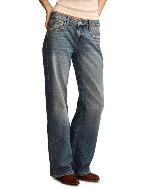 Lucky Brand Blue Baggy Wide Leg Jeans
