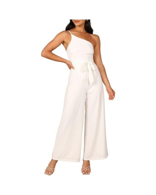Petal & Pup Natural Leyton Asymmetric Jumpsuit
