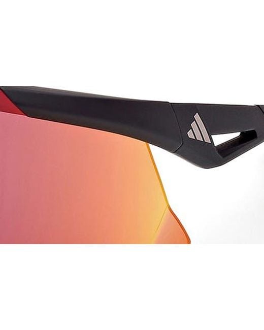 Adidas Pink 00Mm Shield Sunglasses