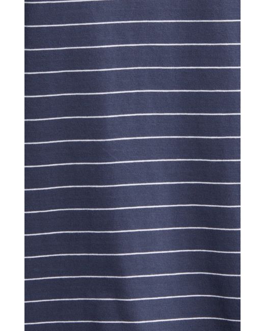 Carhartt Blue Orlean Spree Stripe Logo Graphic T-shirt for men