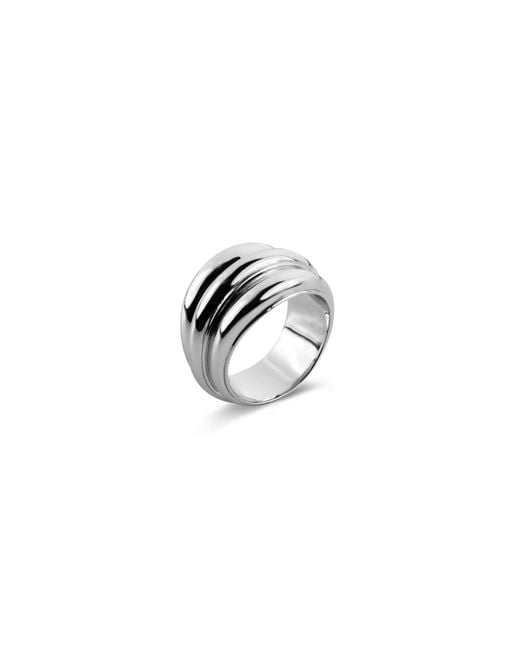 Retro Chic Metallic Ostuni Ring