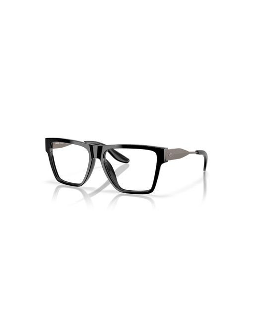 Costa Black 55Mm Square Optical Glasses for men