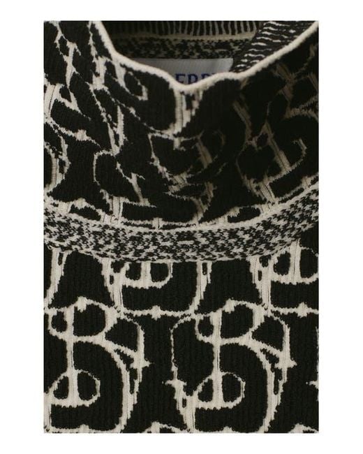 Burberry Black B Charm Wool Blend Sweater