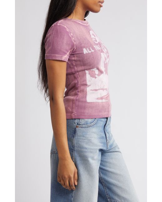 BDG Pink All That There Is Graphic Baby Tee