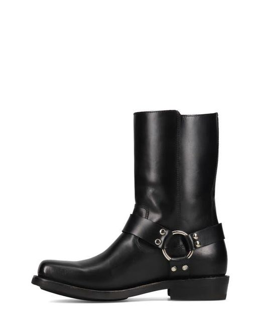 Frye Black Conway Moto Harness Boot for men