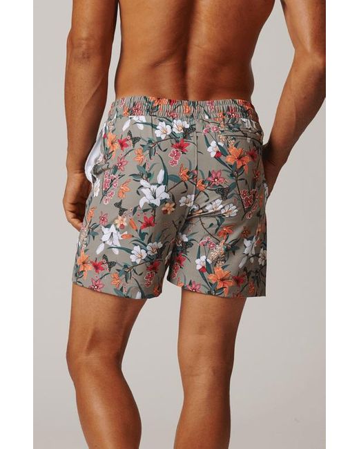 LEISURE LAB Brown Meadowsswimtrunk for men