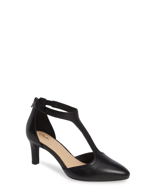 clarks sheer lily leather pumps