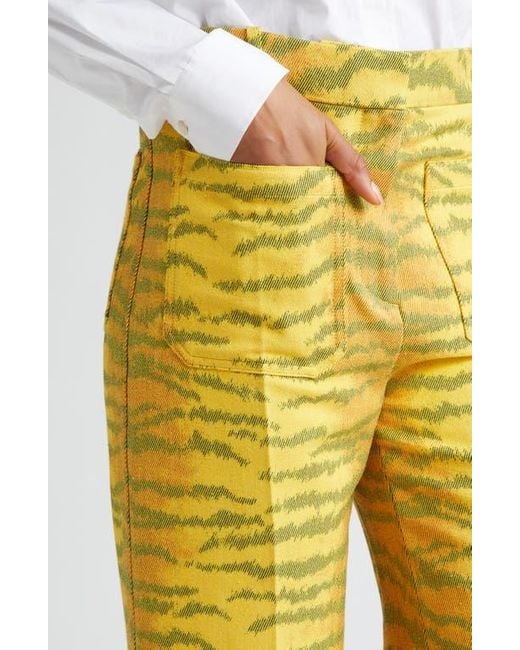 ボトムスその他 Victoria Beckham Wide mandarin colour pants in wool Wide Leg Trouser In Midnight – Victoria Beckham Inc