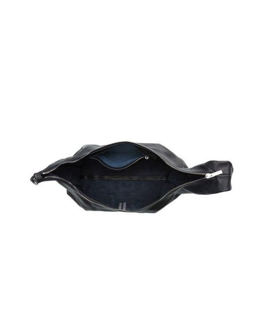 Rick Owens Black Concordians Cropped Gemini Bag for men