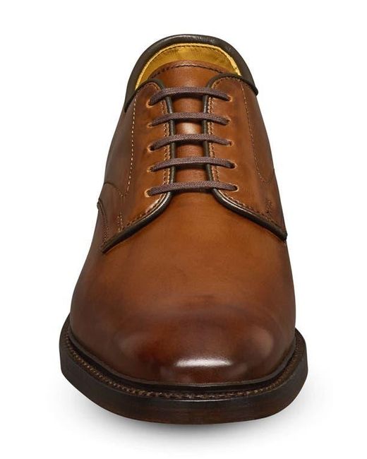 Allen Edmonds Brown Maxwell Reserve Plain Toe Derby Dress Shoe for men