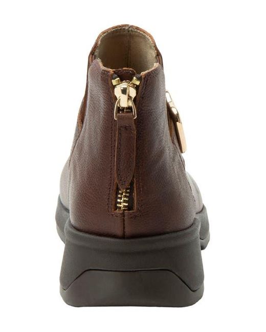 Alegria By Pg Lite Brown Jerica Platform Bootie
