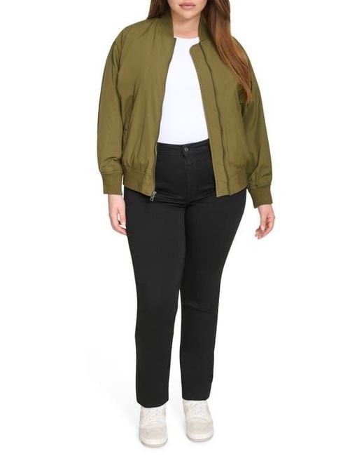 Levi's Green Relaxed Bomber Jacket