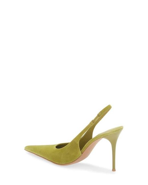 Jeffrey Campbell Yellow You Wish Slingback Pointed Toe Pump