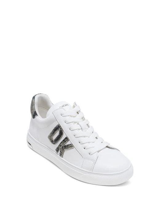 DKNY White Abeni Sneaker