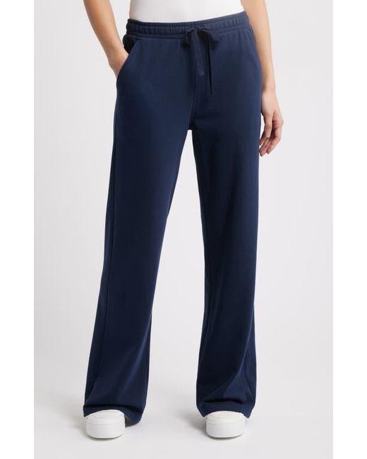 Caslon Blue Straight Leg Sweatpants