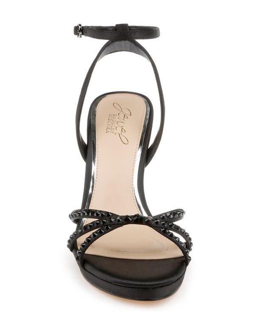 Badgley Mischka Black Iona Ankle Strap Sandal