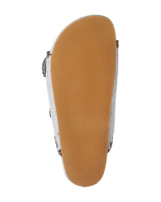 Loeffler Randall White Theo Double Band Slide Sandal