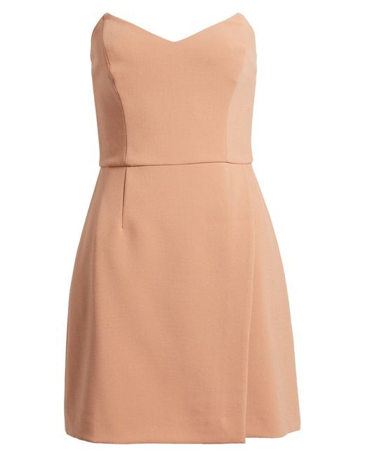 French Connection Multicolor Whisper Strapless Minidress