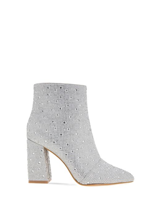 BCBGeneration Gray Briel Embellished Pointed Toe Bootie