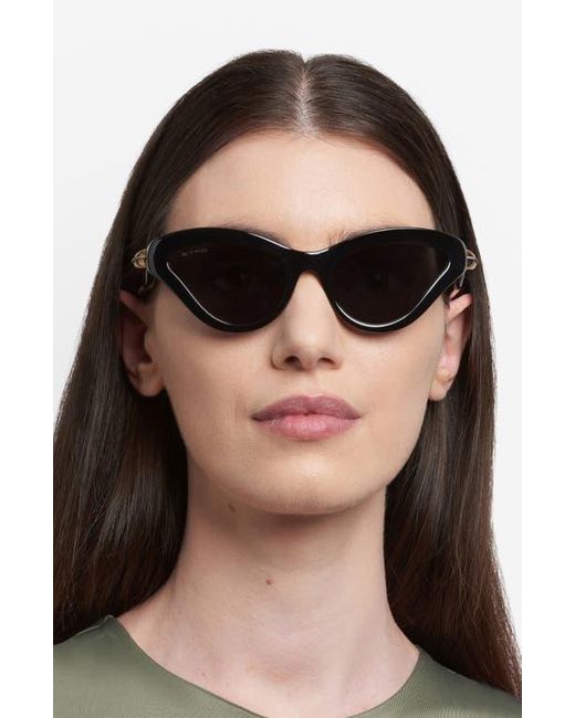 Etro 55Mm Cat Eye Sunglasses in Black | Lyst display picture 2
