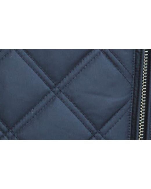 Brooks Brothers Blue Paddock Water Repellent Diamond Quilted Vest for men