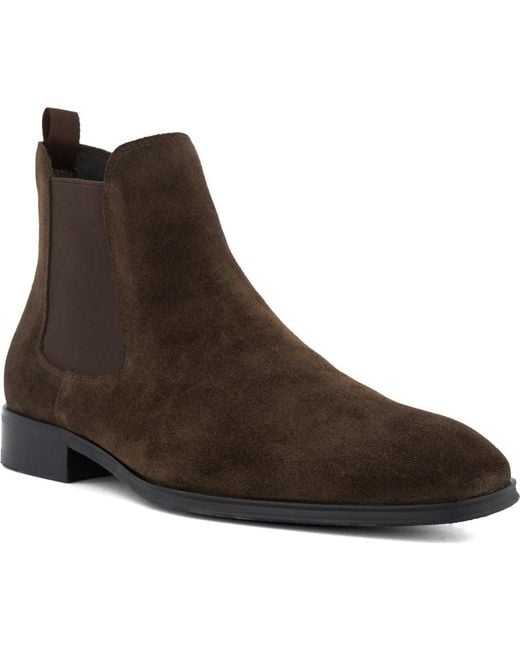 Dune Brown Mandatory Chelsea Boot for men