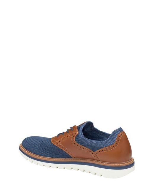 Johnston & Murphy Blue Braydon Saddle Derby for men