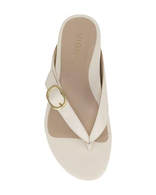 Vionic White Ginny Flip Flop