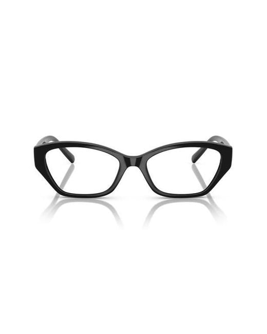 Vogue Black 53Mm Cat Eye Optical Glasses