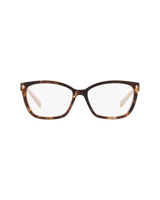 Prada Multicolor 55Mm Rectangular Optical Glasses