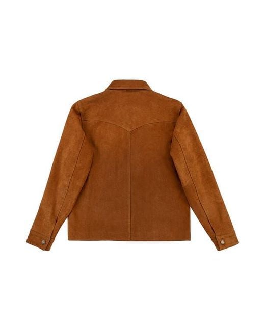 Last Wolf Brown Sequoia Trucker Jacket for men