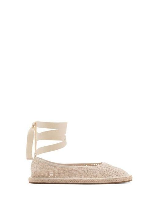 Mango Multicolor Ankle Wrap Ballet Flat