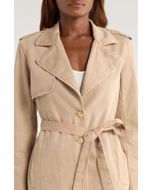 L'Agence Natural Zavia Trench Coat