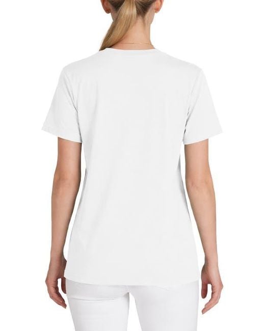 Alix White Lil Cherry Jersey Tee